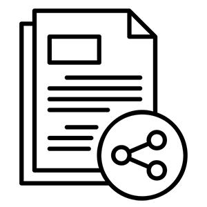 Content that connects icon